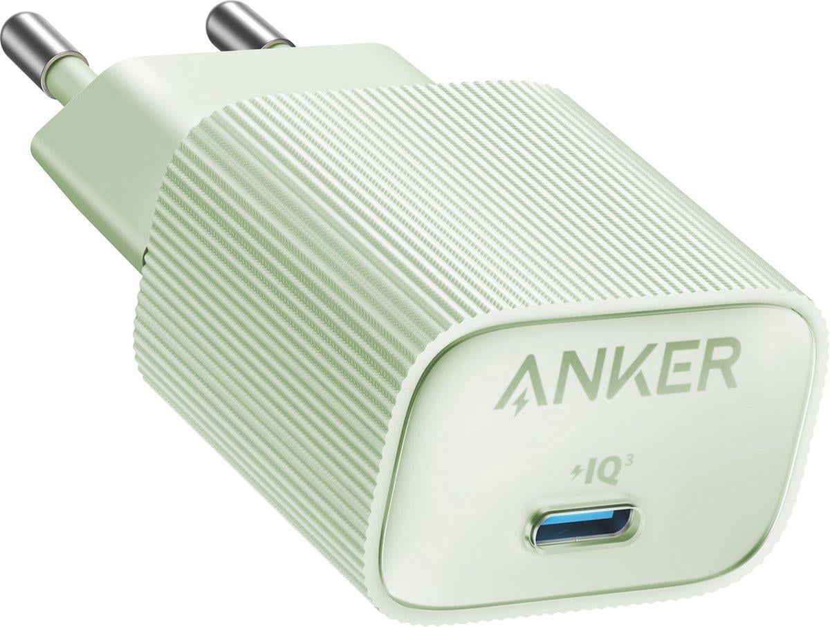 Anker 511 Nano 4 30W nabíjačka USB-C zelená