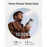 Anker 633 Magnetic Wireless Power Bank 10000mAh, White (A1654G21)