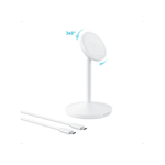 Anker MagGo A25X1 15W bezdrôtový nabíjací stojan biely