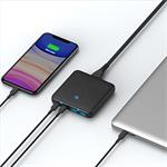 Anker PowerPort Atom III 63W Slim, čierna