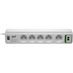 APC Essential SurgeArrest 5 outlets with phone protection 230V France - přepěťová ochrana 5 zásuvek 1,8m