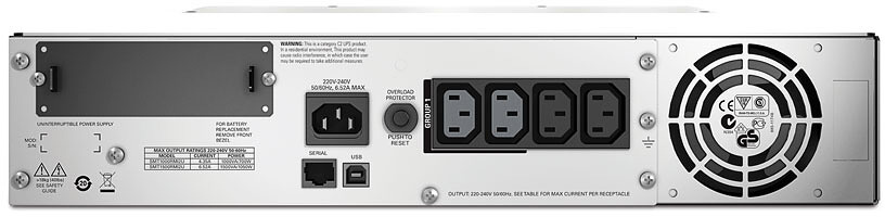 APC Smart-UPS 1500VA LCD RM 2U 230V