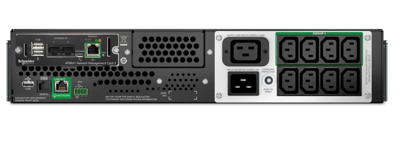 APC Smart-UPS, lítium-iónový, 3000VA, 230V s portom SmartConnect a NMC