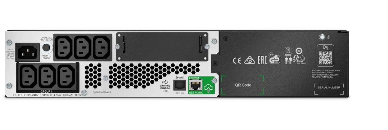 APC Smart-UPS lítium-iónový, krátka hĺbka 1000VA, 230V so SmartConnect