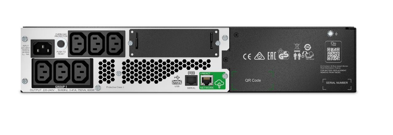 APC Smart-UPS lítium-iónový, krátka hĺbka 750VA, 230V so SmartConnect