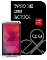 Apei ochranné tvrzené sklo 2.5D (0,3mm) pro HTC One M7 (displej)