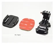 Apei Outdoor J-hák přezka s plochým držákem a 3M nálepkou pro GoPro 4/3+/3/2/1