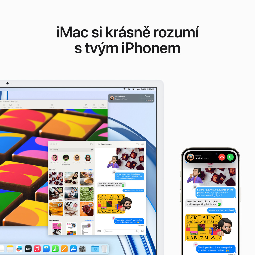Apple iMac 24" M3 CZ Růžový (MQRT3CZ/A)