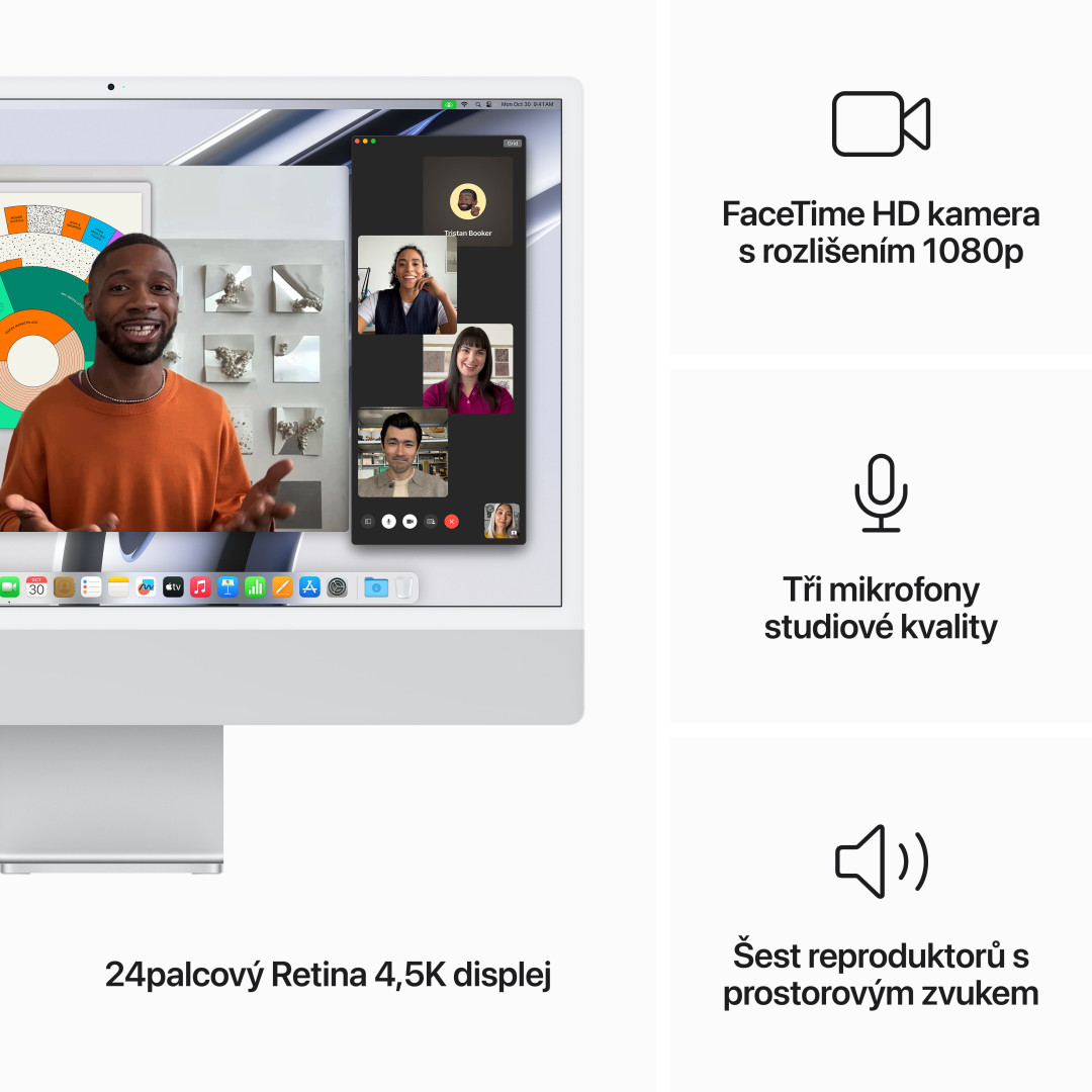 Apple iMac 24" M3 CZ Silver (MQRJ3CZ/A)