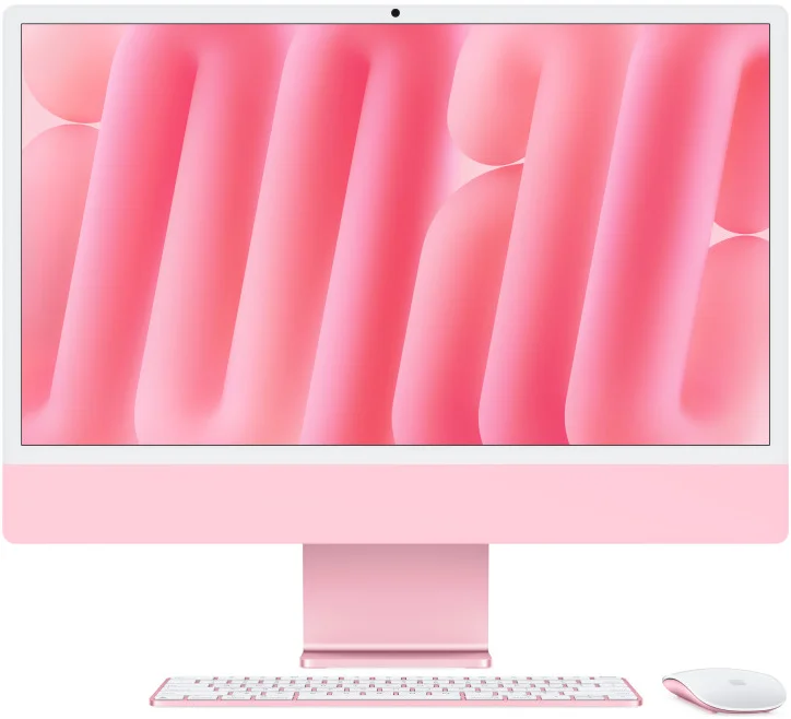 Apple iMac 24" M4 chip 10core CPU/10core GPU,24GB,512GB SSD,Pink