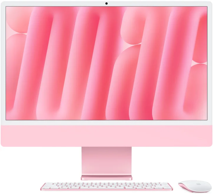 Apple iMac 24" M4 chip 8core CPU/8core GPU,16GB,256GB SSD,Pink