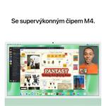 Apple iMac 24" M4 čip 10jadrový CPU/10jadrový GPU,16GB,256GB SSD,Zelený