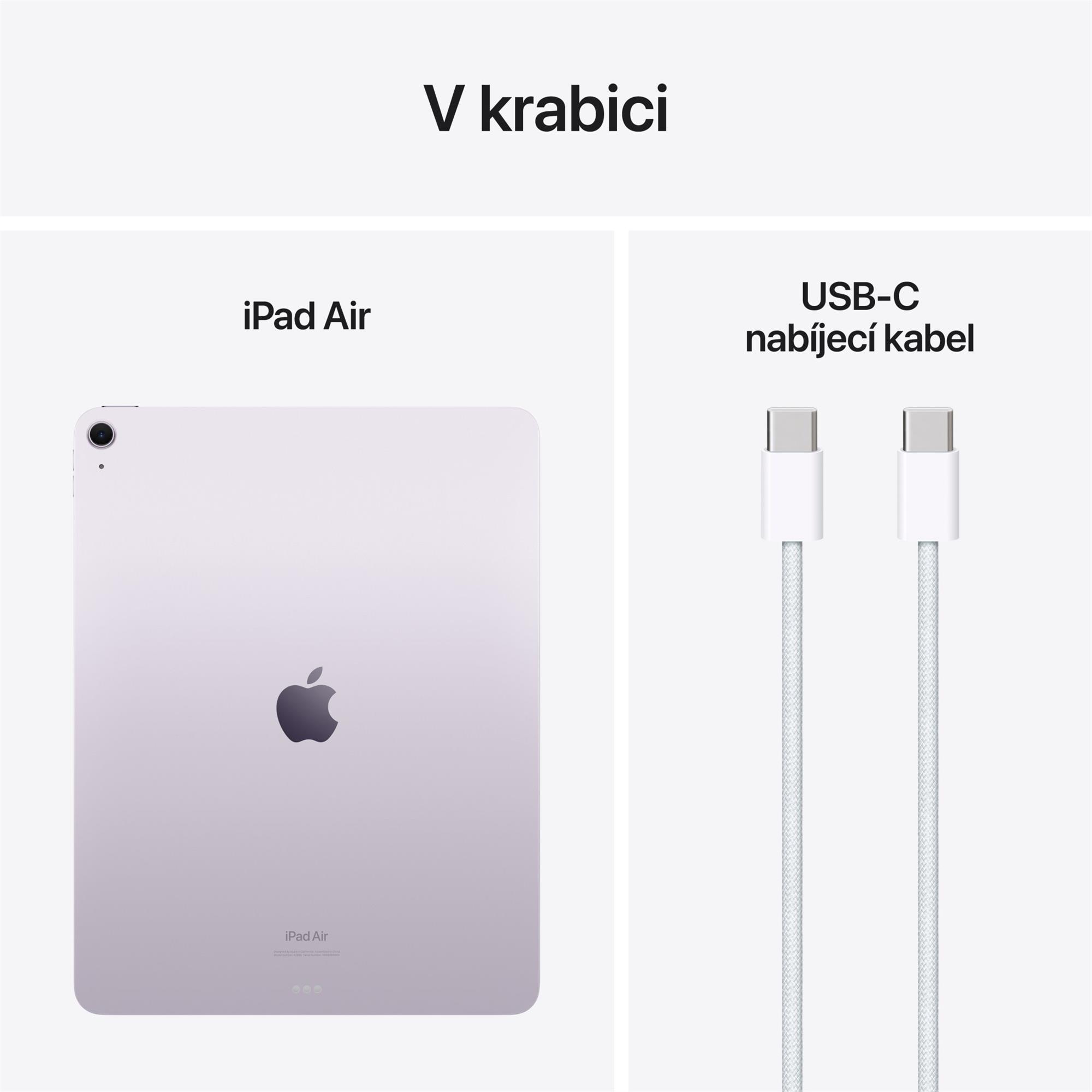 Apple iPad Air M2 2024 13" Wi-Fi + Cellular 512 GB Fialová (MV733HC/A)