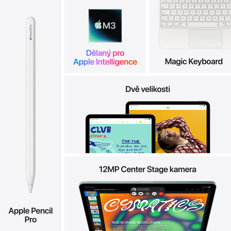 Apple iPad Air M3 2025 13" Wi-Fi 256 GB Fialová