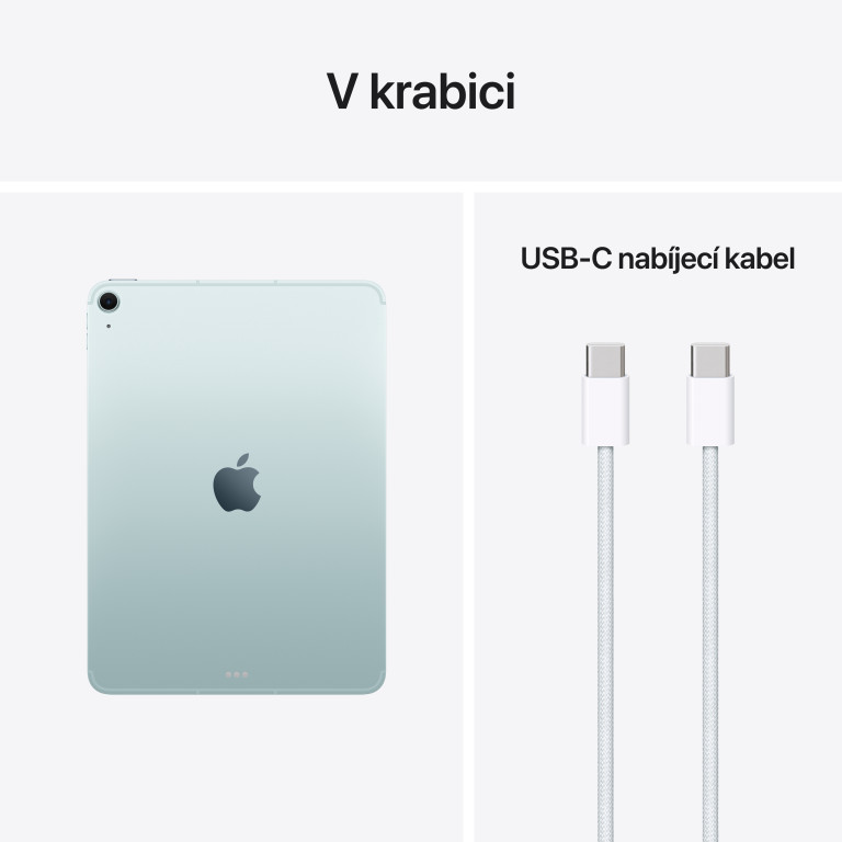 Apple iPad Air M4 11" Wi-Fi + Cellular 256 GB, modrý