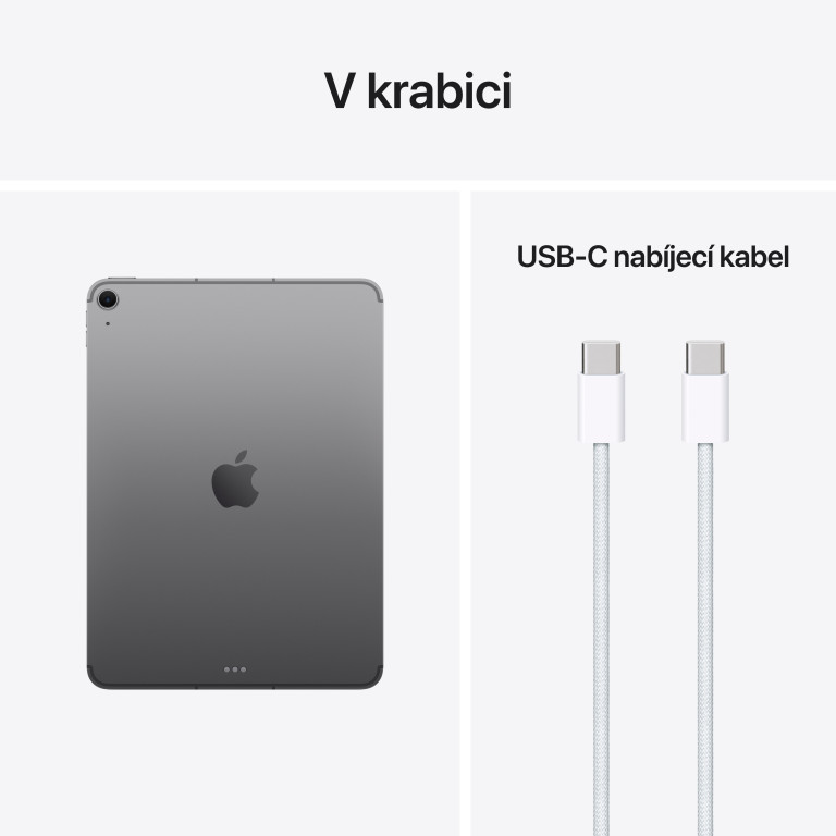 Apple iPad Air M4 11" Wi-Fi + Cellular 256GB, šedá