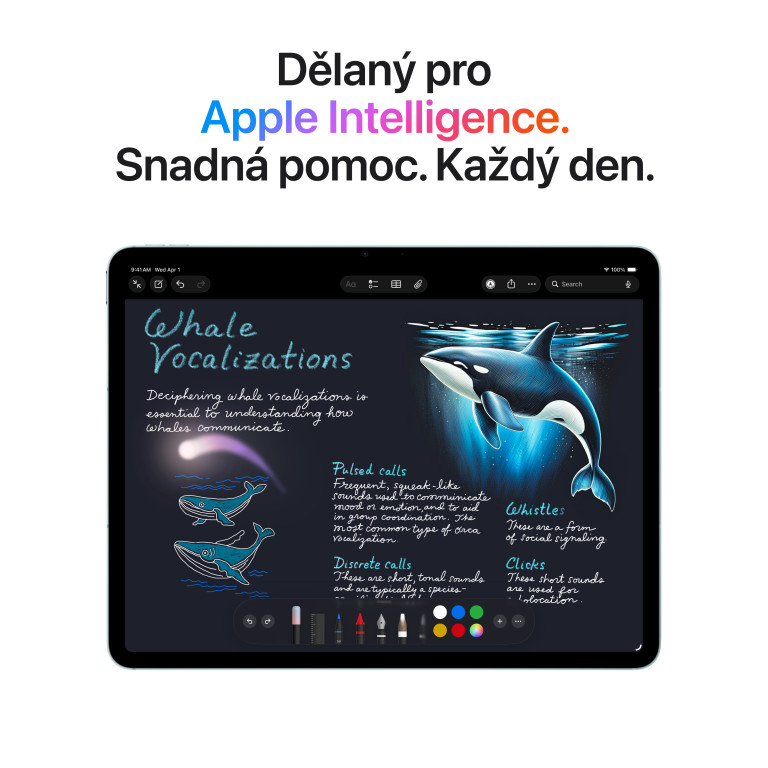 Apple iPad Air M4 13" Wi-Fi + Cellular 512 GB, fialová