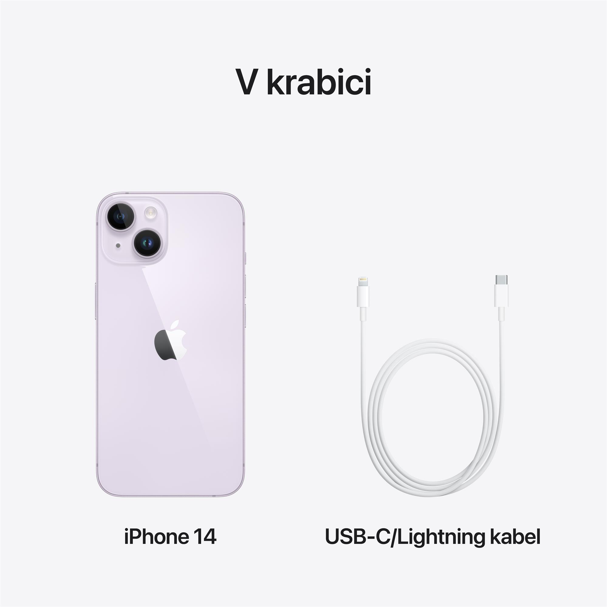 Apple iPhone 14 256GB Purple (mpwa3yc/a)