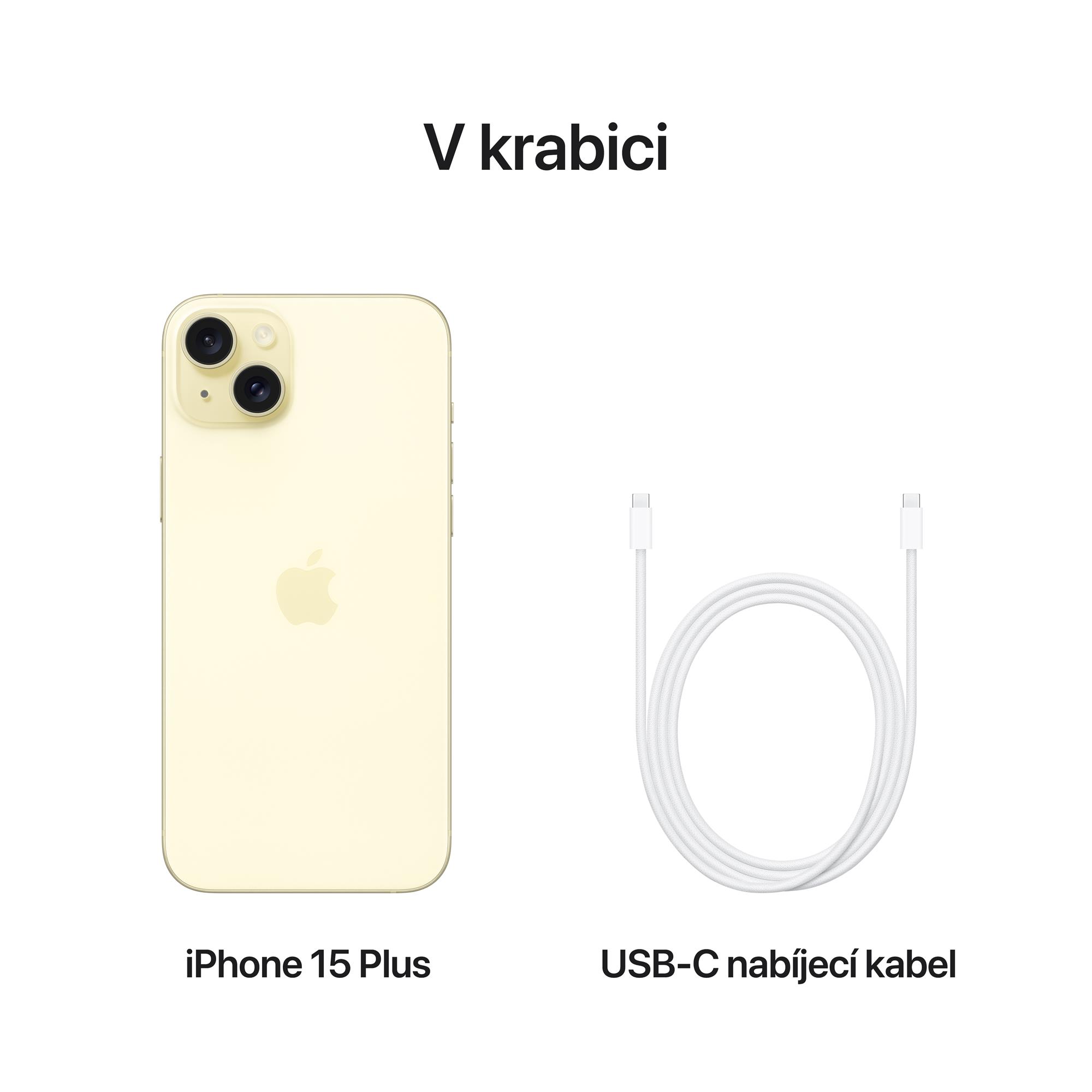 Apple iPhone 15 Plus 128 GB žltý