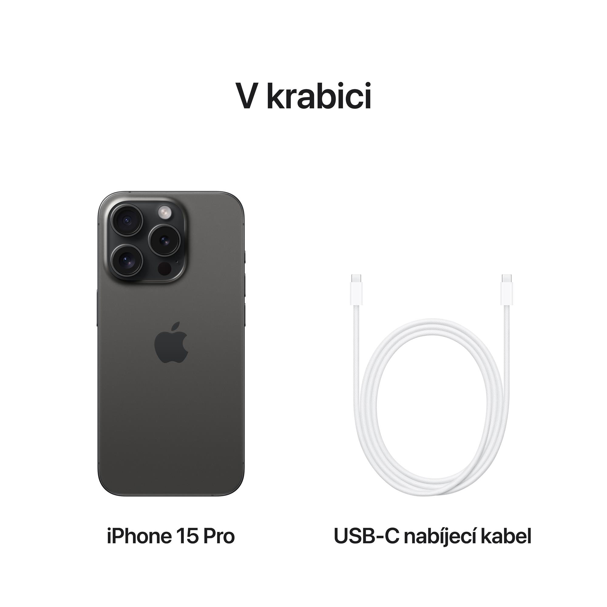 Apple iPhone 15 Pro 256 GB čierny