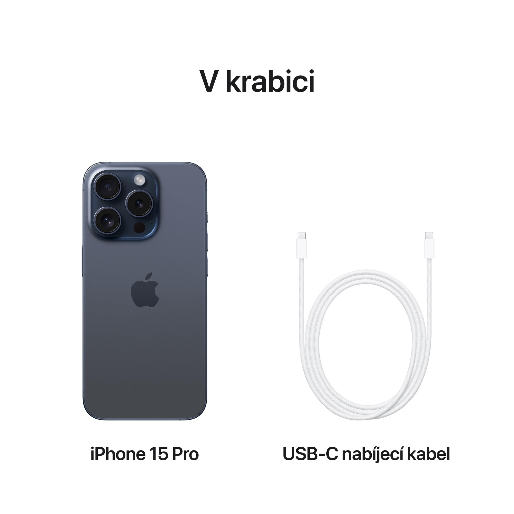 Apple iPhone 15 Pro 512 GB modrý