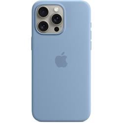 Apple iPhone 15 Pro Max Silicone Case s MagSafe - Winter Blue