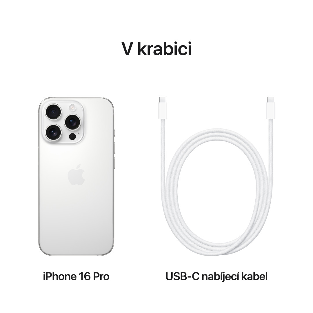 Apple iPhone 16 Pro 256 GB biely titánový