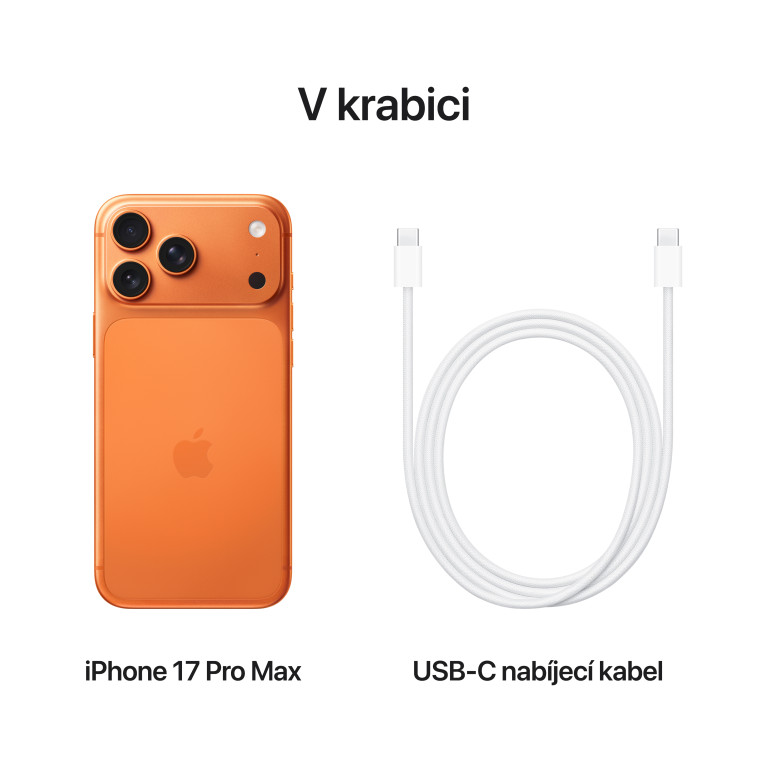 Apple iPhone 17 Pro Max 512 GB Kozmická oranžová