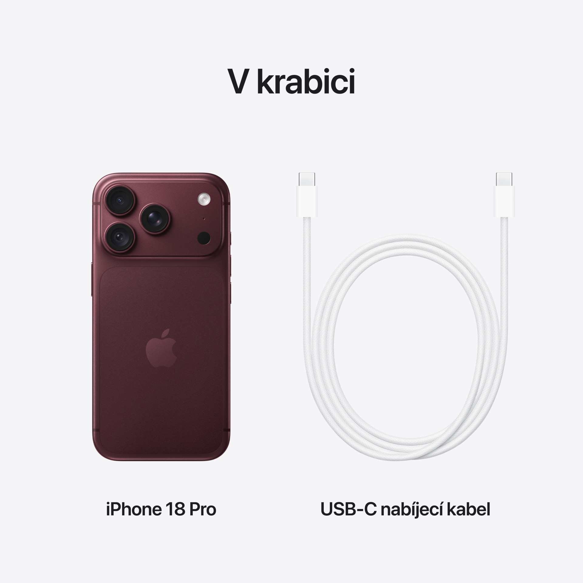 Apple iPhone 18 Pro 2 TB, bordovočervená