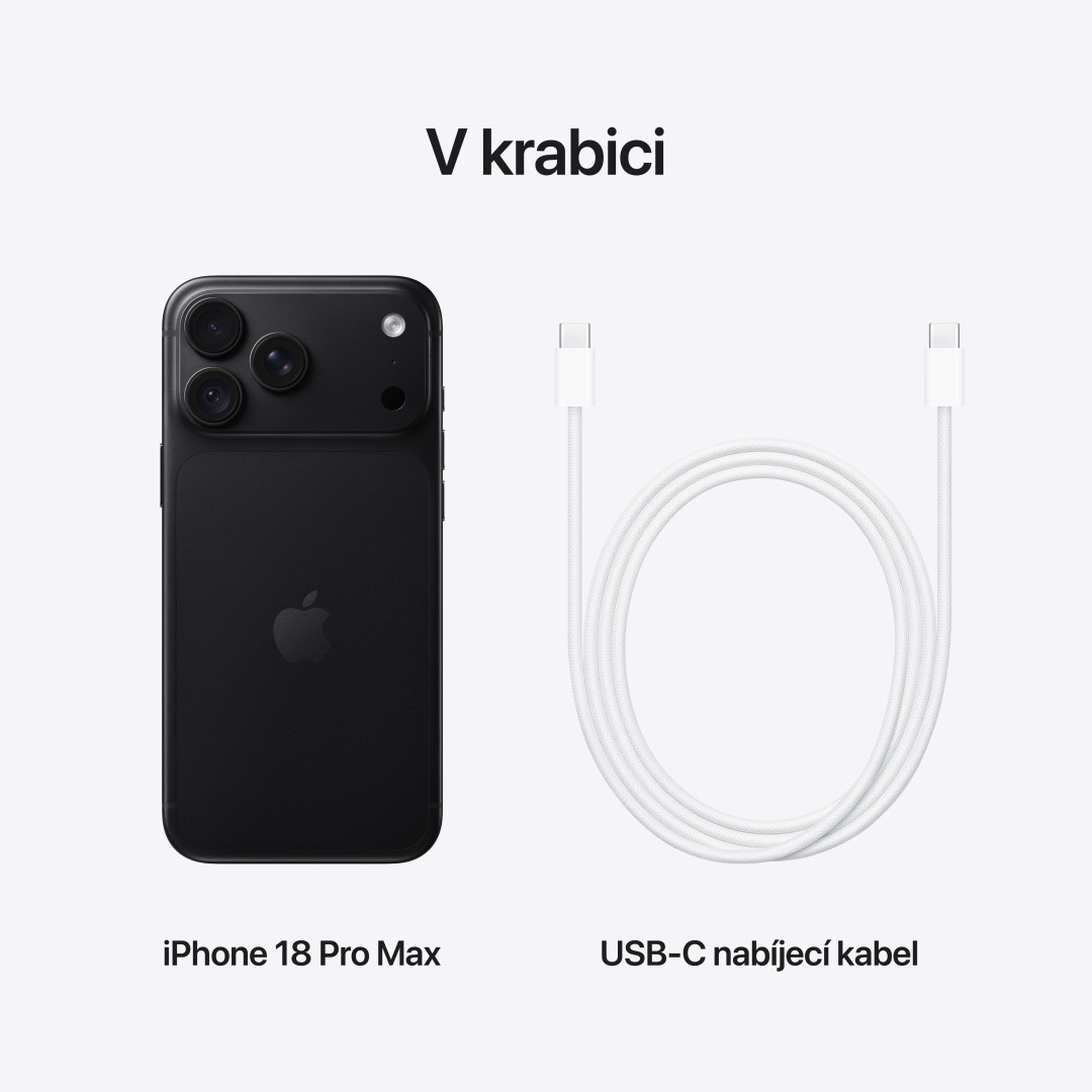 Apple iPhone 18 Pro Max 2 TB, čierny