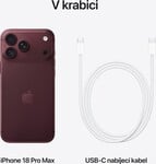 Apple iPhone 18 Pro Max 2TB burgundsky červená