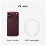 Apple iPhone 18 Pro Max 512 GB v bordovej červenej farbe