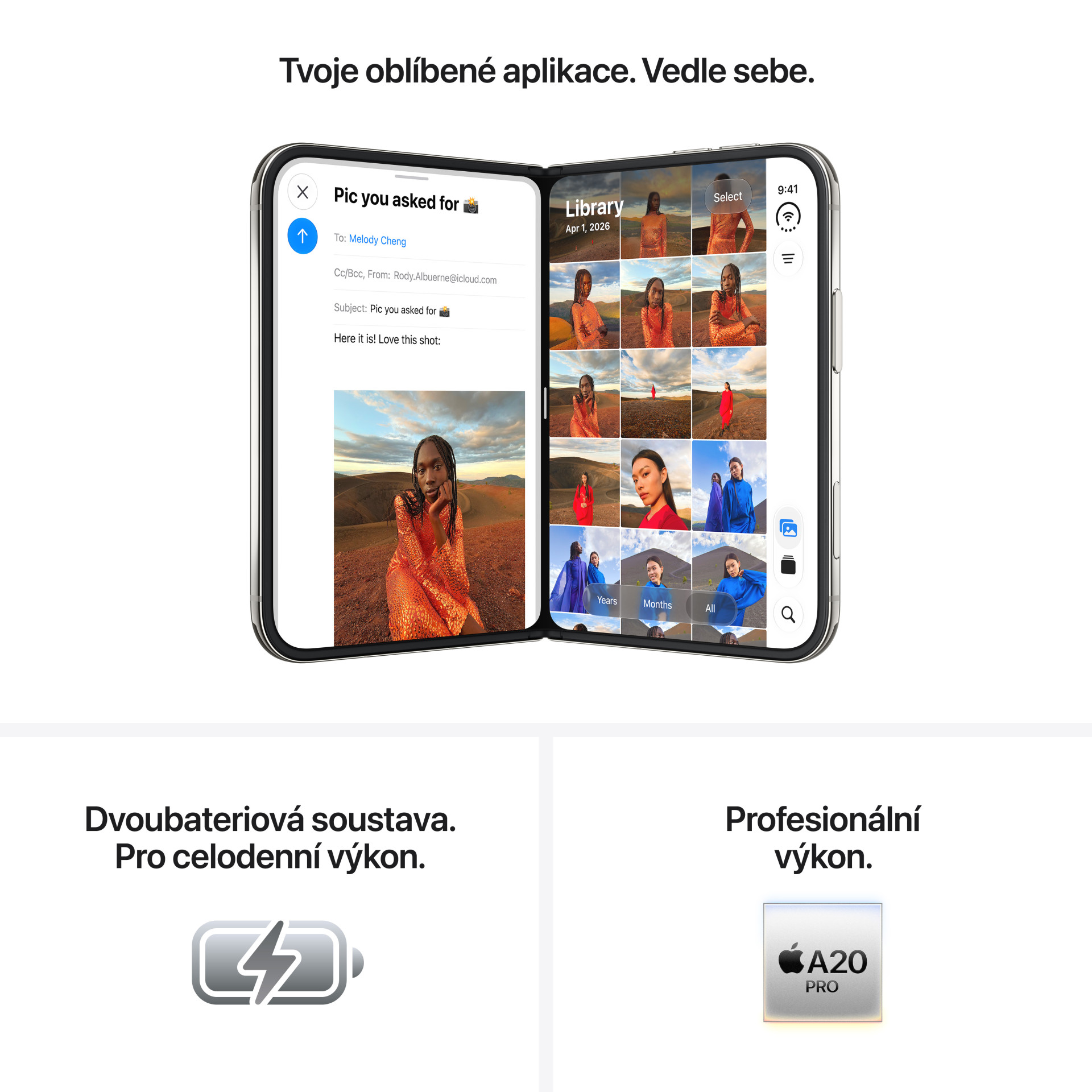 Apple iPhone Duo 256GB Soumračně modrá