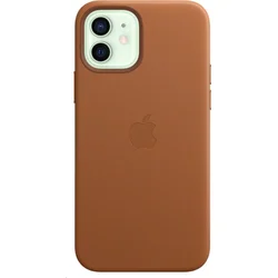 APPLE iPhone kožený kryt s MagSafe pro iPhone 12/12 Pro,Saddle Brown