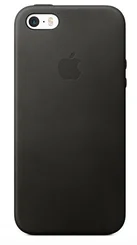 APPLE iPhone SE Leather Case - Black (mmhh2zm/a)