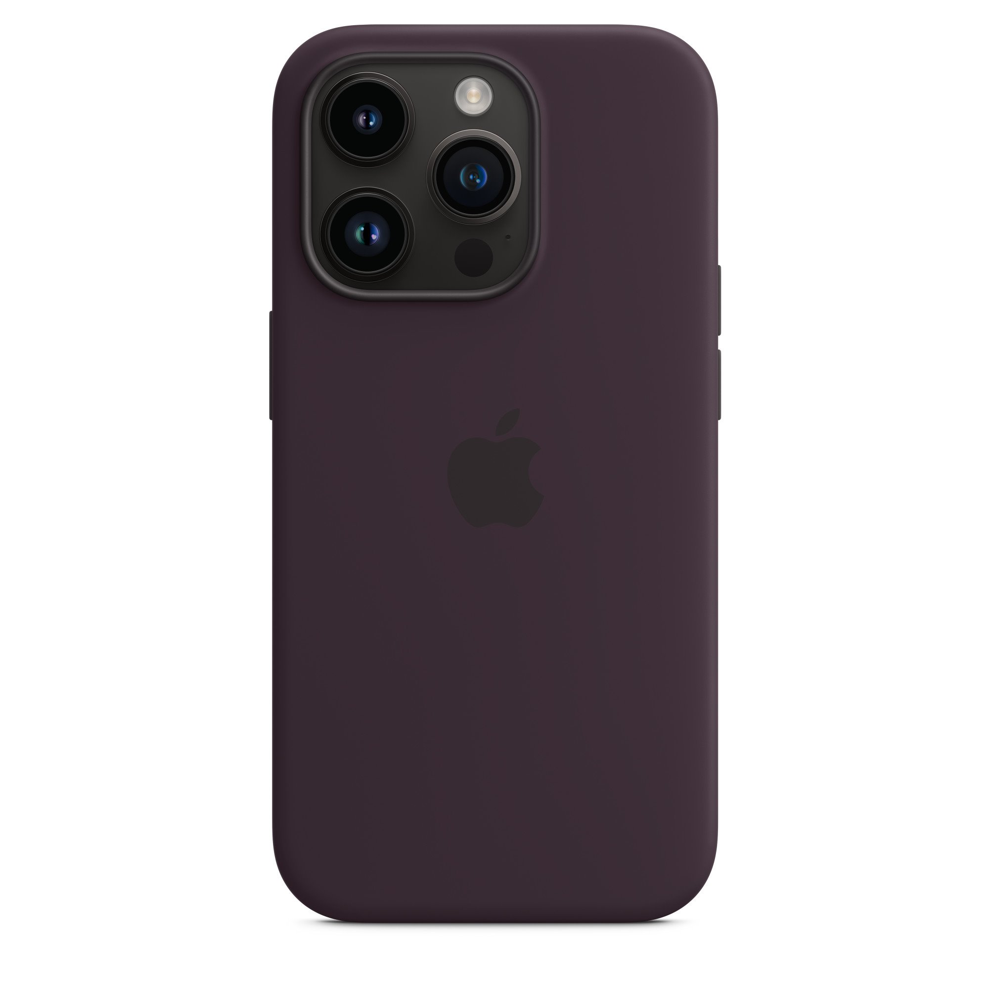 Apple iPhone silikonový kryt s MagSafe na iPhone 14 Pro, bezinkově fialový