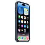 Apple iPhone silikonový kryt s MagSafe na iPhone 14 Pro, bouřkově modrý