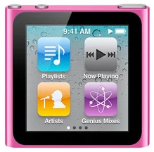 APPLE iPod nano 8GB - Růžová