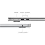 Apple MacBook Air 13'',M3 8-core CPU/10-core GPU,512GB,8GB,Silver (mrxr3cz/a)
