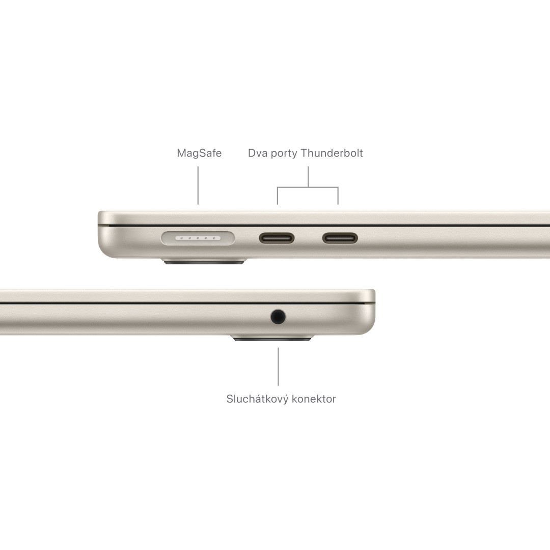 Apple MacBook Air 13'',M3 8-core CPU/8-core GPU,256GB,8GB,Starlight (mrxt3cz/a)