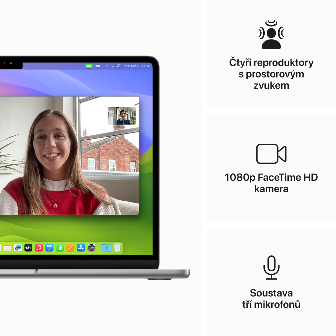 Apple MacBook Air 13'',M3 8-jadrový CPU/8-jadrový GPU,256 GB,8 GB,Vesmírne sivá (mrxn3cz/a)