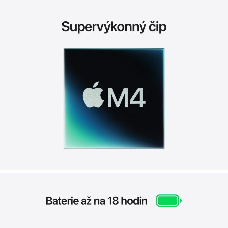 Apple MacBook Air 13, M4 16GB,256GB, blue, CZ znaky