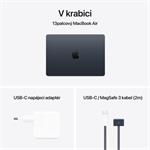 Apple MacBook Air 13, M4 16GB,256GB, midnight, CZ znaky