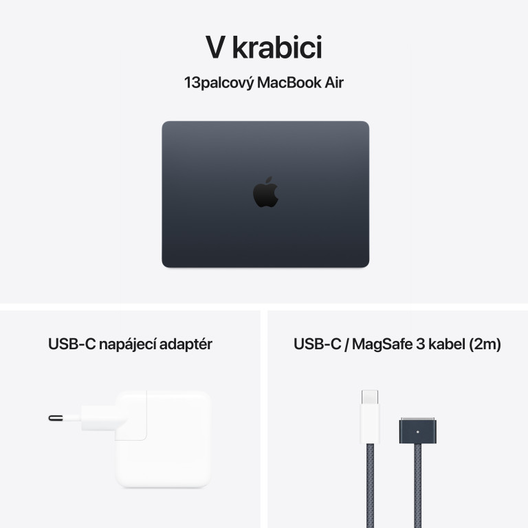 Apple MacBook Air 13,M4 16GB,256GB SSD - Midnight