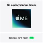 Apple MacBook Air 13" M5 16 GB, 512 GB SSD, hviezdne biely