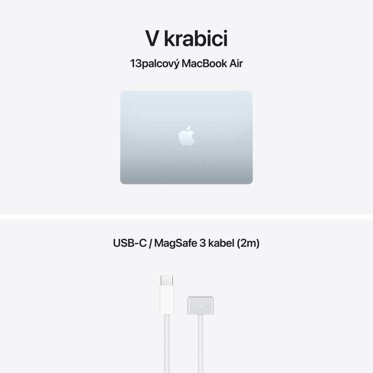Apple MacBook Air 13" M5 16GB, 512GB SSD, modrá
