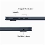 Apple MacBook Air 15",M2 8-jadrový CPU/10-jadrový GPU,8 GB,512 GB,Polnoc,CZ (MQKX3CZ/A)