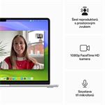Apple MacBook Air 15'',M3 8-core CPU/10-core GPU,256GB,8GB,Silver (mryp3cz/a)