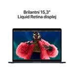 Apple MacBook Air 15'',M3 8-jadrový CPU/10-jadrový GPU,512 GB,16 GB,Polnoc (mxd43cz/a)