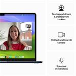 Apple MacBook Air 15'',M3 8-jadrový CPU/10-jadrový GPU,512 GB,8 GB,Polnoc (mryv3cz/a)